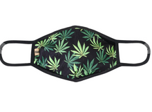 Load image into Gallery viewer, ADULT Weed Leaf Face Mask