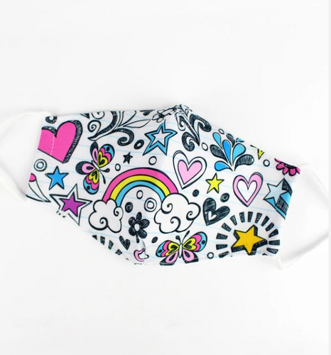 KIDS Doodles Mask (Filter Pocket)