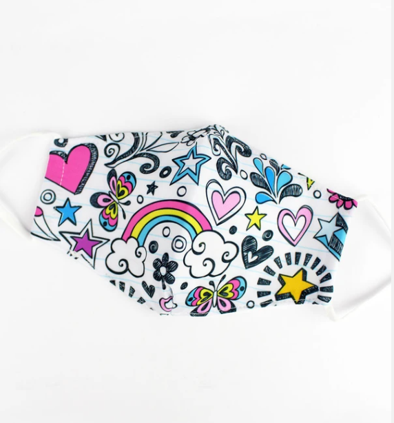 KIDS Doodles Mask (Filter Pocket)