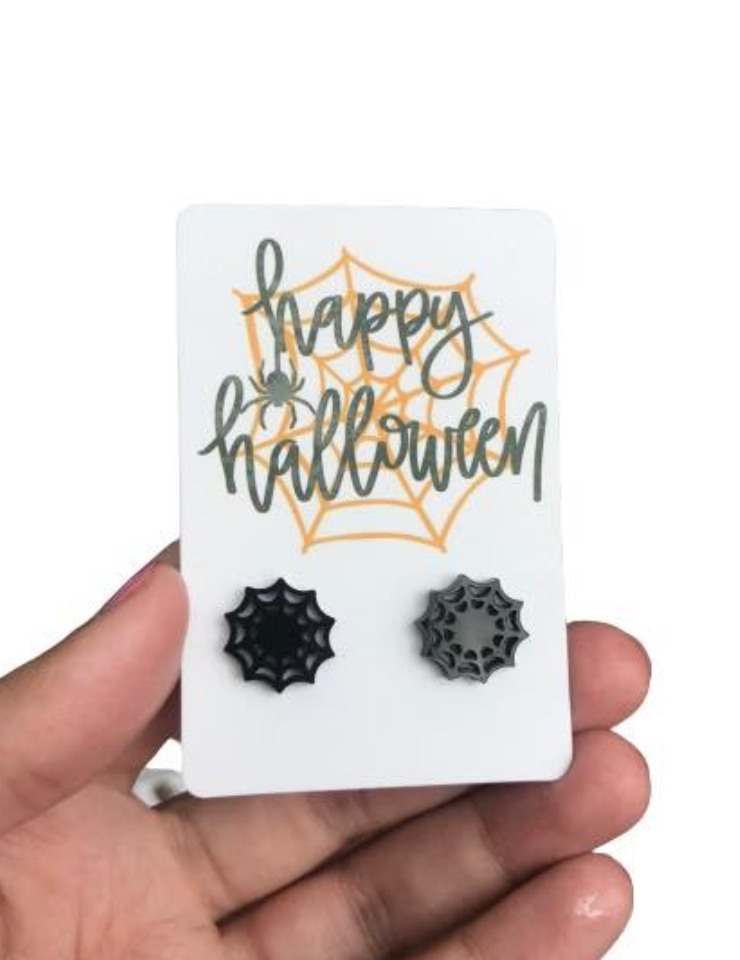 Halloween Web Earrings