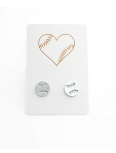 Duzy Baseball Earrings