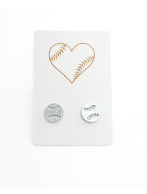 Duzy Baseball Earrings