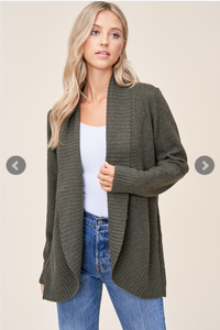 Cocoon Open Knit Cardigan