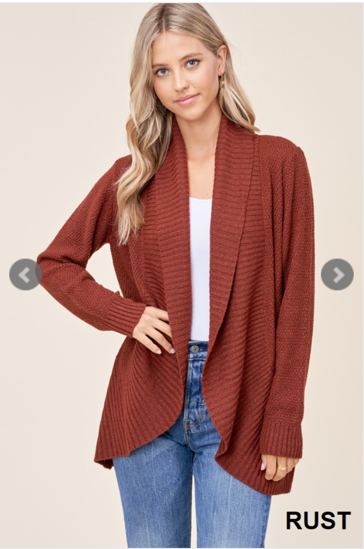 Cocoon Open Knit Cardigan