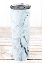 Load image into Gallery viewer, Marble Skinny Tumbler