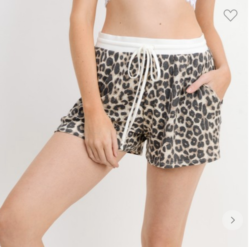 Leopard PJ Shorts