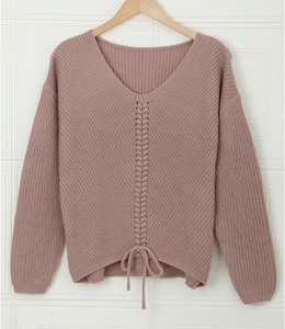 Blush Laced Sweater