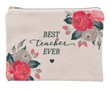 Load image into Gallery viewer, Teacher Zipper Pouch