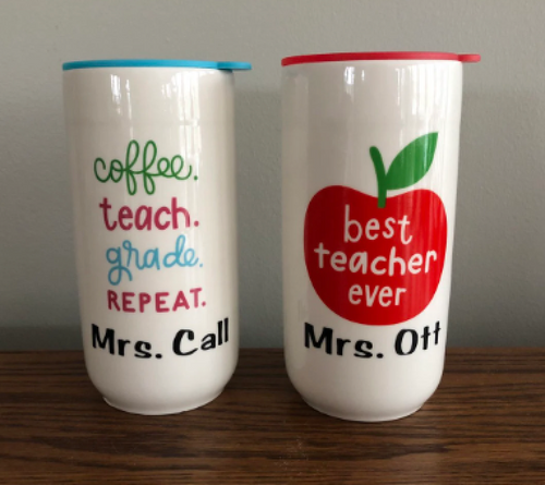 Teacher Coffee Mug w/ Lid