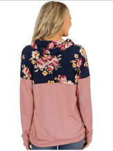 Load image into Gallery viewer, Floral Block Hoodie