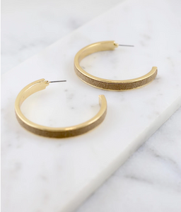 Game On Suede And Metal Post Hoop