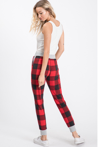 Buffalo Plaid Joggers