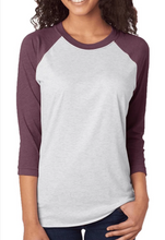 Load image into Gallery viewer, 3/4 Sleeve Happy Fall Ya&#39;ll - Plum