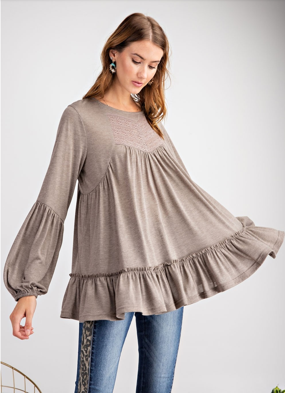 Lace Detail Tunic