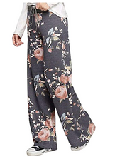 Load image into Gallery viewer, Floral Lounge Pants - Gray