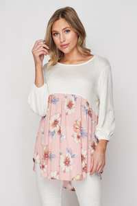 Floral Block Tunic