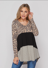 Load image into Gallery viewer, Leopard Block Tunic