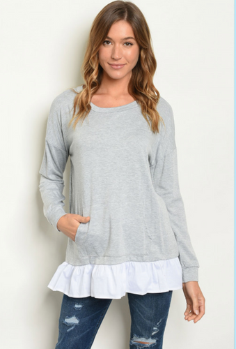 Ruffle Bottom Tunic