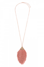 Load image into Gallery viewer, Tassel Pendant Necklace