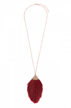 Load image into Gallery viewer, Tassel Pendant Necklace
