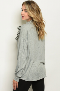 Ruffle Detail Top