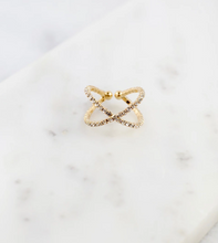 Load image into Gallery viewer, Criss Cross Adjustable Ring