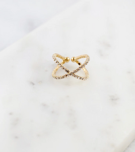 Criss Cross Adjustable Ring