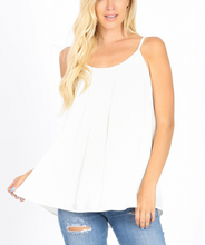 Load image into Gallery viewer, Pleated Adjustable Strap Tank