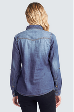 Load image into Gallery viewer, Long Sleeve Denim Button Up