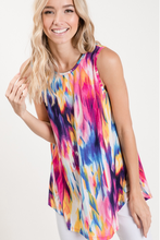 Load image into Gallery viewer, Sleeveless Multi Color Top