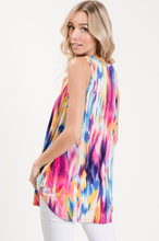 Load image into Gallery viewer, Sleeveless Multi Color Top