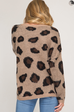 Load image into Gallery viewer, Leopard Pullover Sweater