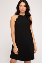 Load image into Gallery viewer, Scalloped Sleeveless Dress
