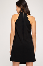 Load image into Gallery viewer, Scalloped Sleeveless Dress