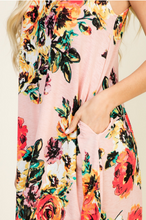 Load image into Gallery viewer, Blush Floral Sleeveless Dress