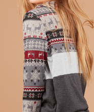 Load image into Gallery viewer, Holiday Colorblock Hoodie