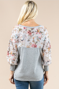 Fiona Floral Block