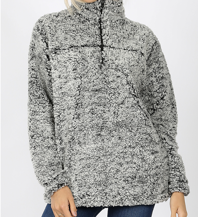 1/4 Zip Sherpa
