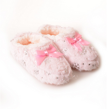 Load image into Gallery viewer, Metallic Snowflake Slippers