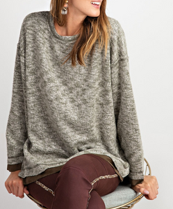 Loose Fit Knit Tunic