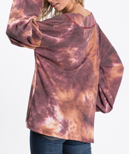 Load image into Gallery viewer, Tie Die Bishop Sleeve Top