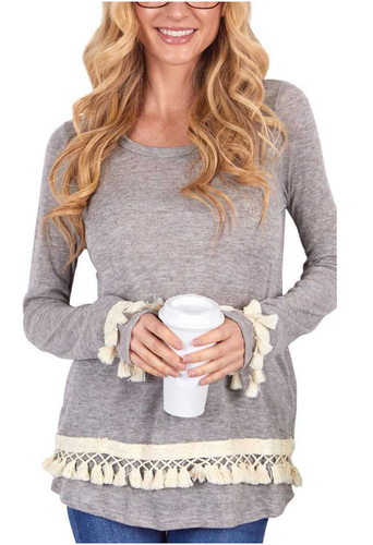 Tassel Trim Top