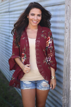 Load image into Gallery viewer, Floral Cardigan