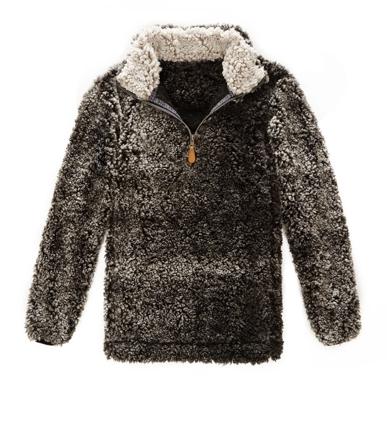Brown Detail Black/Gray Sherpa