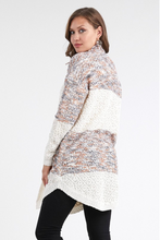 Load image into Gallery viewer, Colorblock Popcorn Cardigan