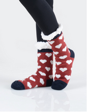 Load image into Gallery viewer, Valentines Sherpa Socks