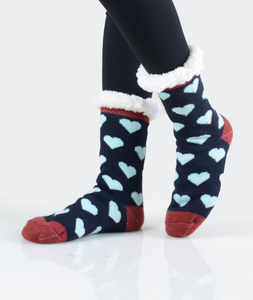 Valentines Sherpa Socks