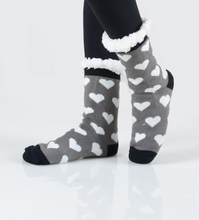 Load image into Gallery viewer, Valentines Sherpa Socks