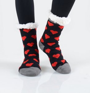 Valentines Sherpa Socks