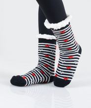 Load image into Gallery viewer, Valentines Sherpa Socks